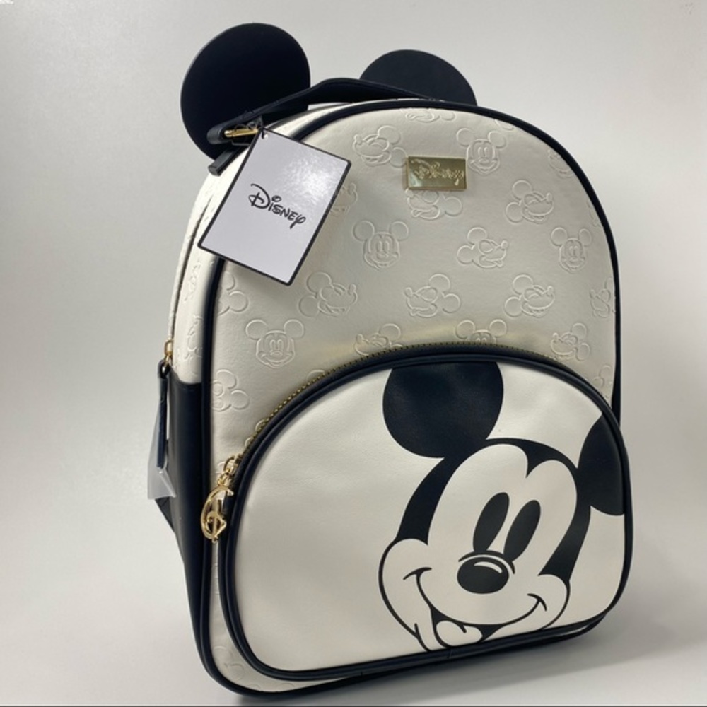 Mickey Mouse Backpack White with Mickey  Ears - Picture 7 of 16